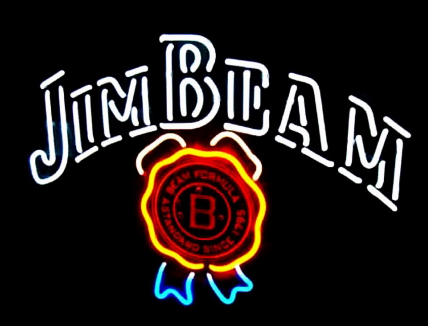 Jim Beam Logo Neon Sign